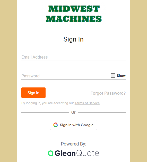 Branded Login