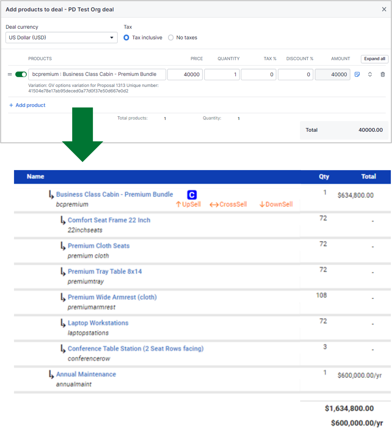 Import Pipedrive Products